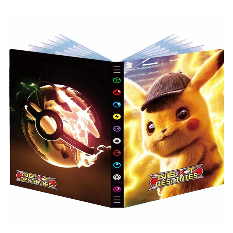 

9 pocket Pokemon 432 Card Album book Playing Game VMAX GX Cards Binder Display Livre Pokémon Map Collection Holder Christmas