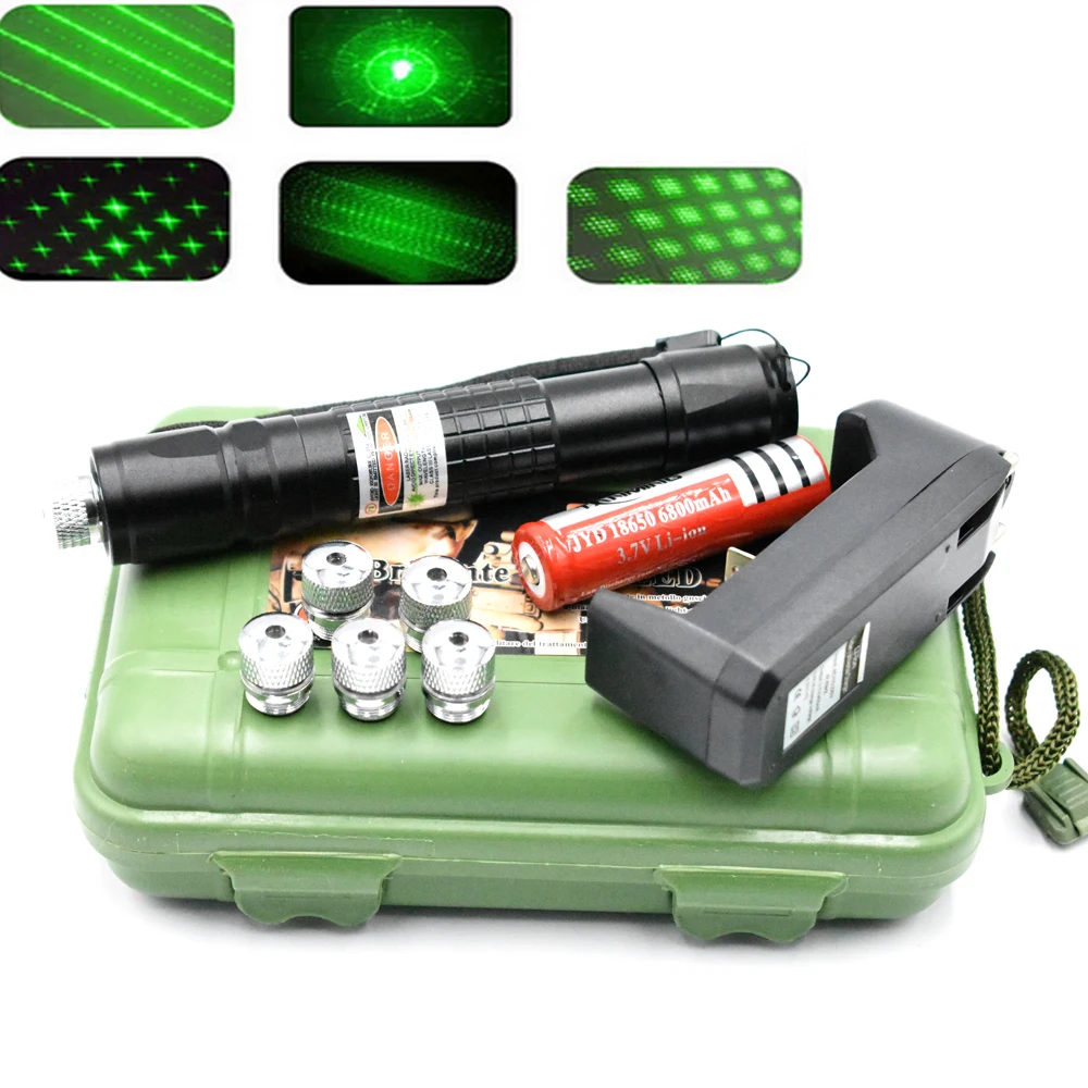 

Лазерная указка высокой мощности, охотничий зеленый лазер, Тактический лазерный прицел, ручка с горящим лазером, мощная лазерная указка, фо...