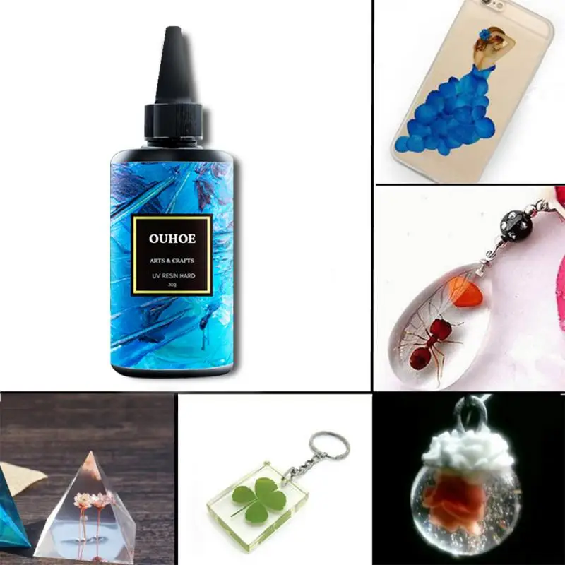 

UV Glue Curing Adhesive Transparent Crystal And Glass Adhesive Fast Drying Art Tips Glitter Rhinestones Decorations Nail Glue