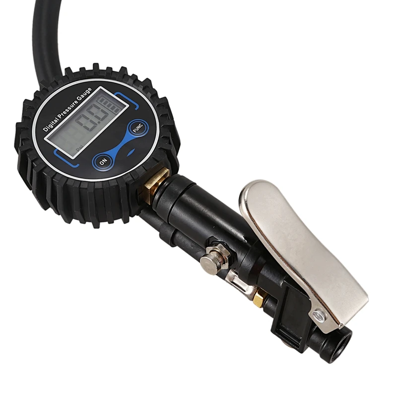 Цифровой манометр для шин 200PSI ЖК-дисплей воздушный компрессор насос быстрое
