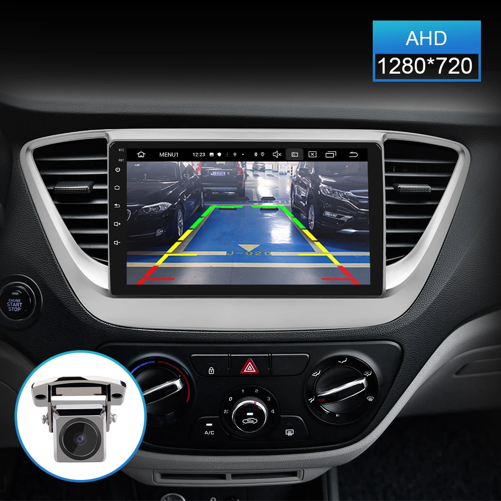 ISUDAR Автомагнитола для hyundai/Solaris/Verna 2017 2018 2 din Android 9 Авторадио Мультимедиа gps ram 2GB rom