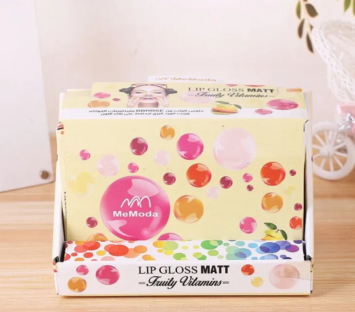 УФ стойкая CMYK/PMS печать блеск для губ упаковка бумажные коробки упаковки