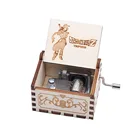 Оптовая продажа, деревянная музыкальная шкатулка с рукояткой, музыкальные шкатулки с изображением дракона, музыкальные шкатулки с изображением снежника, Рождественский подарок