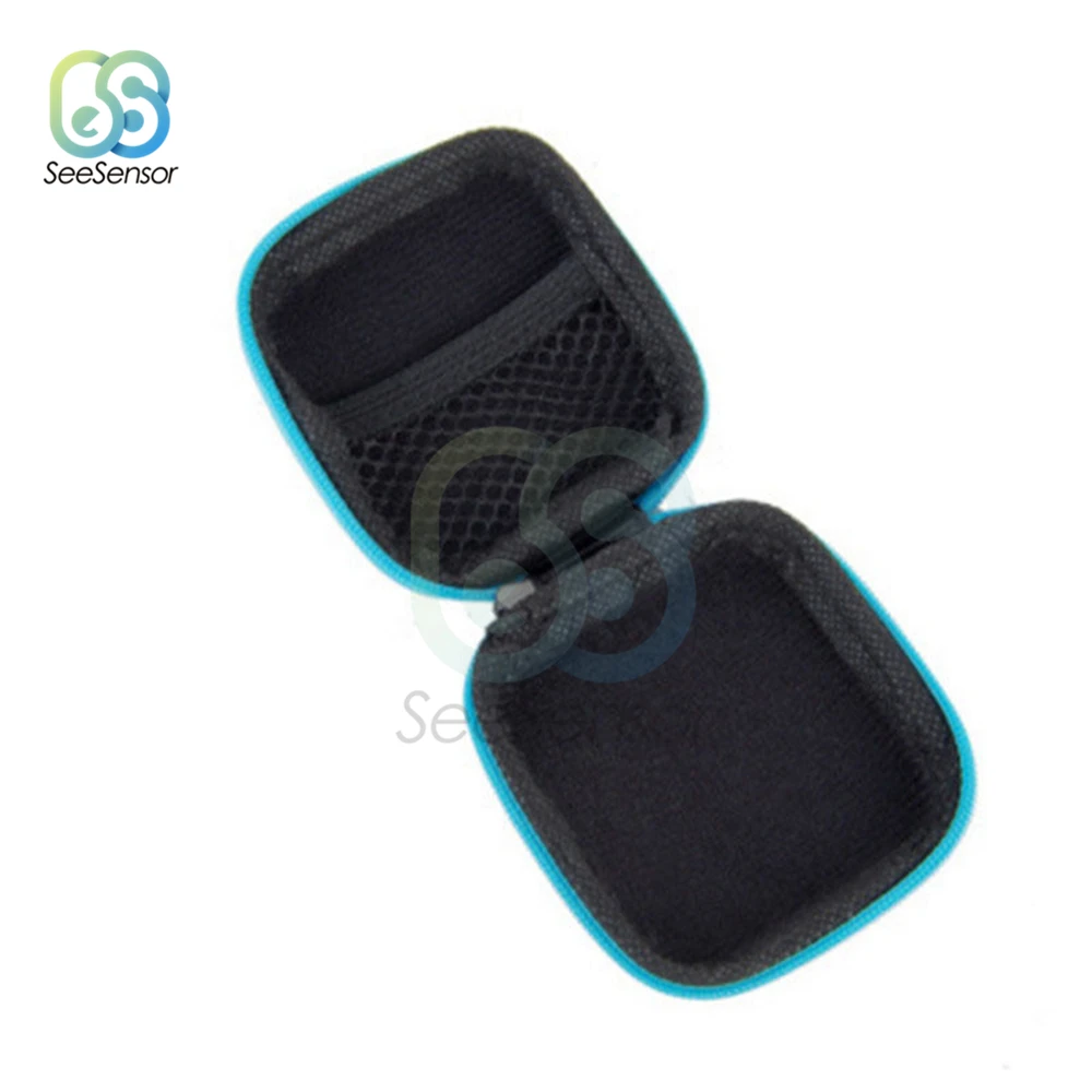 Жёсткий чехол для наушников на молнии случайный цвет | Дом и сад