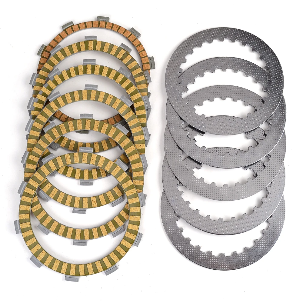 Motorcycle Engine Clutch Friction Plates For Honda NT400 Bros 400 NC25 VT500 ED/EF NV400 CJ/CK CS/CV Slasher VRX400T NC33 NC40