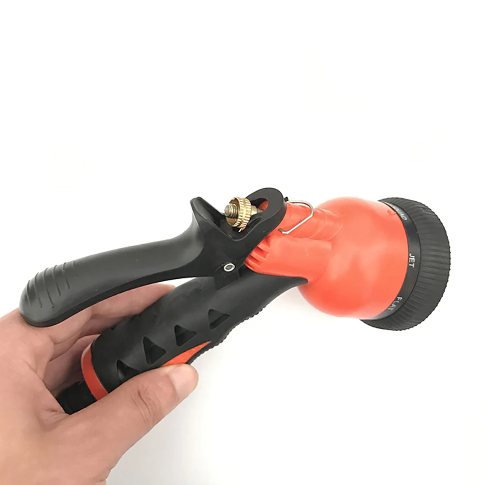 Регулируемый садовый водяной пистолет распылитель с 8 рисунками для полива и