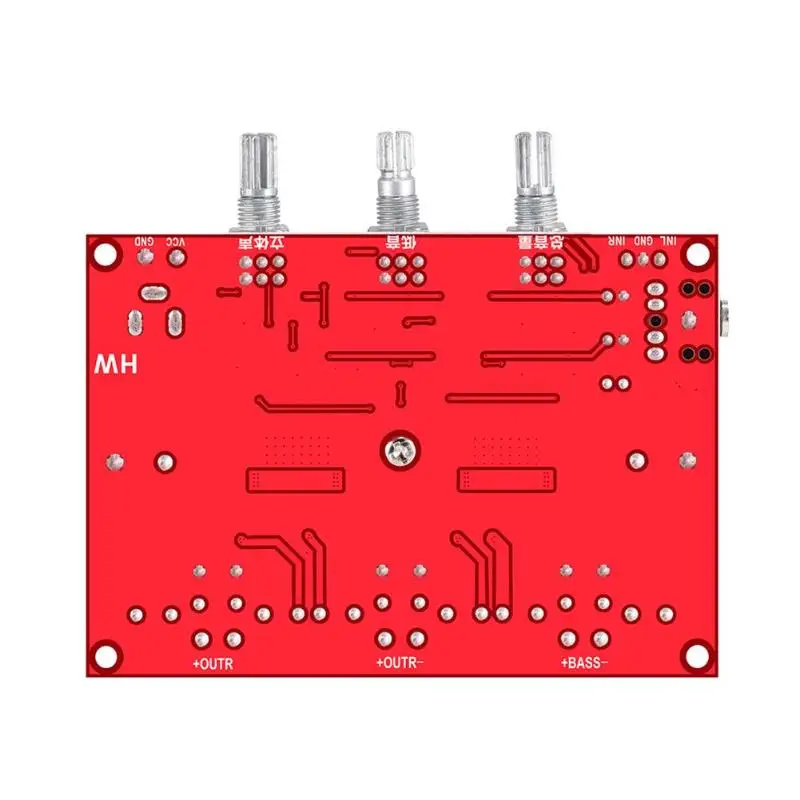 TPA3116D2 2,1 цифровой аудио Мощность Плата усилителя DC 24V 80Wx2+ 100W 3 канала сабвуфер усилитель модуль для 4-8 Ом Динамик
