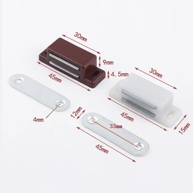 Магнитная дверная защелка для кухонного шкафа 20 шт./лот|Замки шкафов| |
