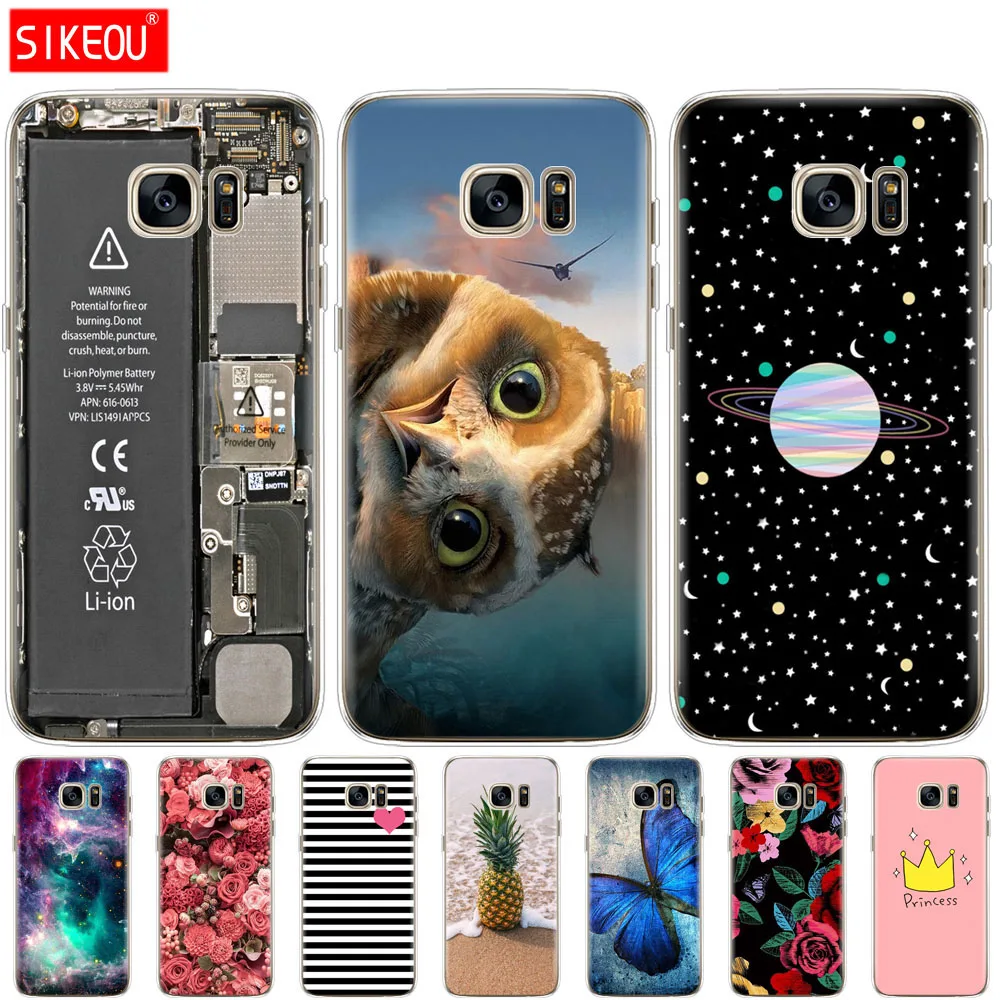 Силиконовый чехол для Samsung Galaxy S6 G920 задняя крышка edge G925F телефона|Бамперы| |