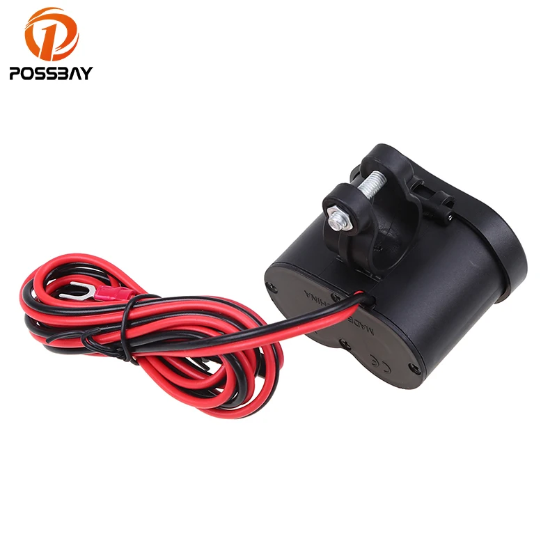 Posbay мотоцикл USB порт питания Водонепроницаемый мото Прикуриватель разъем
