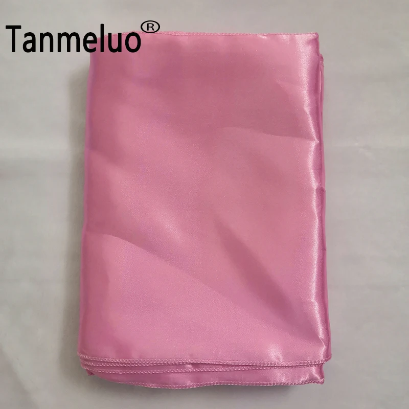 

10PCS Satin luxury table runners for wedding party event decor supply satin fabric chair sash bow table cover tablecloth