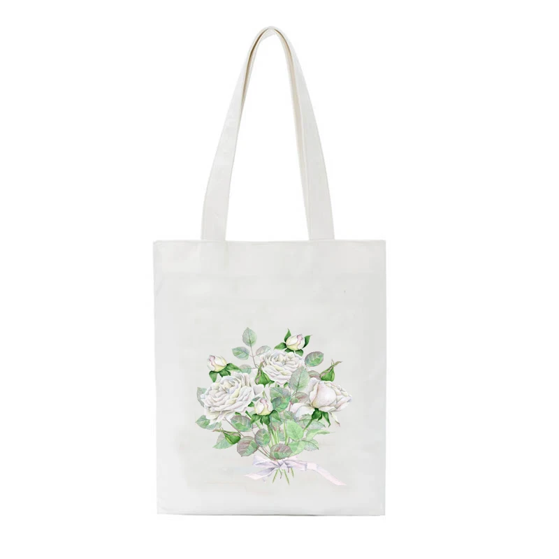 Тканевые сумки с принтом Милых птиц и цветов портативные для ювелирных изделий