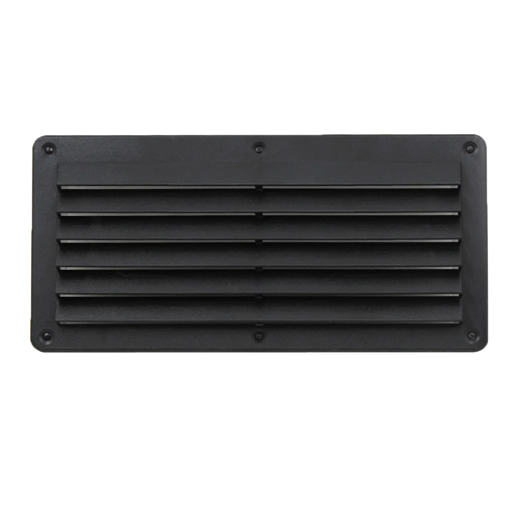 

5x10 "RV Motorhome Yacht Marine Louver Air Outlet Vent Black