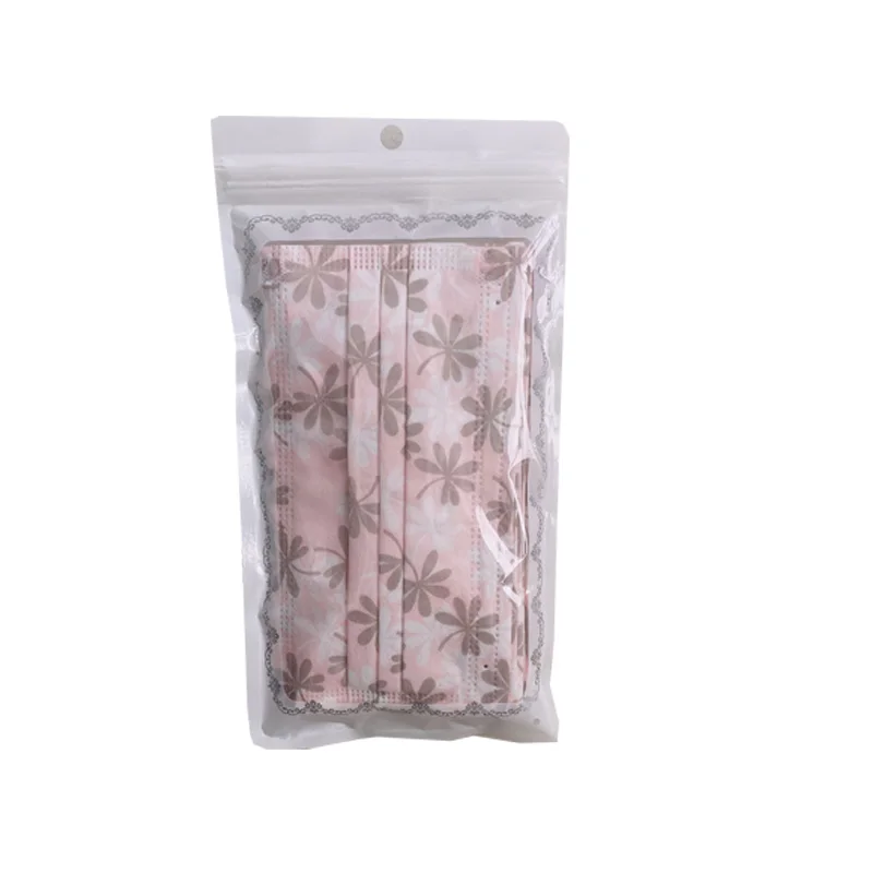 Трехслойная дышащая маска с зажимом для носа взрослых женщин 30 шт. | Красота и