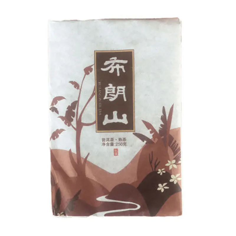 DCP 0055 китайский чай Юньнань Pu 'er со зрелыми кирпичами коричневый Гора древний