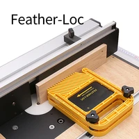 feather loc board set extended woodworking engraving machine auxiliary accessories fixing tool featherboards miter gauge slot