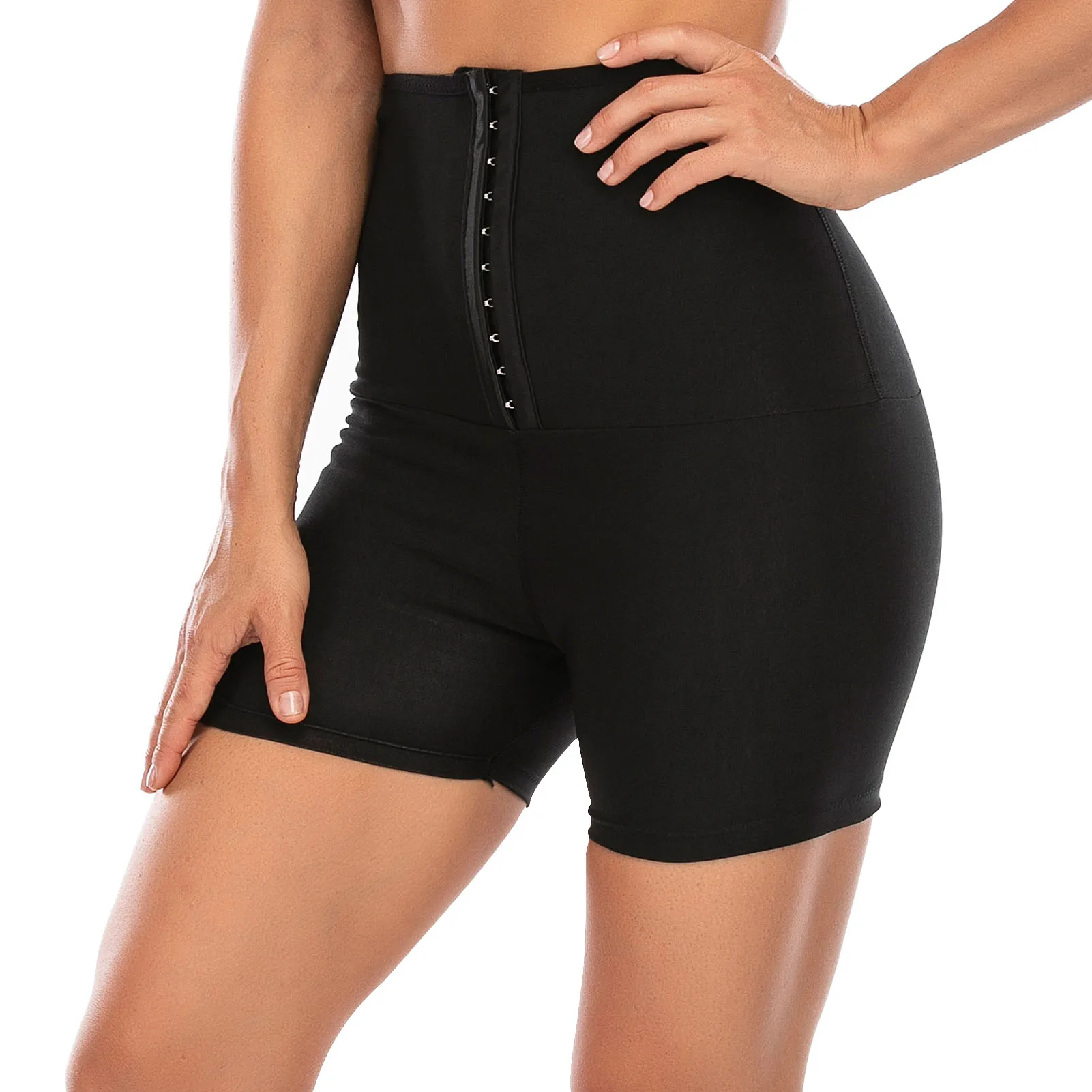 

Weight Loss Fat Burning High Waisted Sport Wear Tight Sauna Shorts Slimming Pants Running Workout Training For Women Exercise