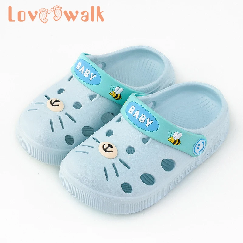 Сандалии детские Нескользящие из ЭВА домашние тапочки для улицы и дома девочек