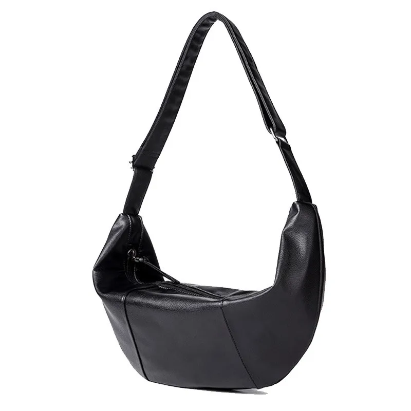 Мужская классическая черная сумка через плечо Hobos из мягкой искусственной кожи