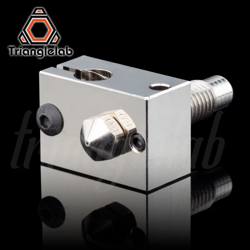 Комплект насадок trianglelab V6 из меди с покрытием + тепловой блок терморазрыв