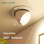 Светодиодный точечный светильник утопленный потолочный светильник с антибликовым покрытием Круглый Светильник Спот 360  Вращение Освещение в помещении светильник ing Спальня Гостиная отель магазин светильник