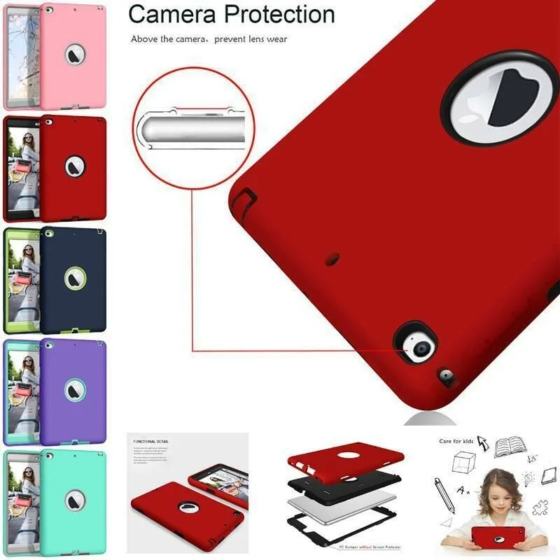 Гибридный противоударный силиконовый Жесткий Чехол для 7 9 Apple iPad Mini 4 5 2019|Чехлы