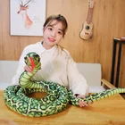 Игрушка плюшевая в виде змеи питона, 110-300 см