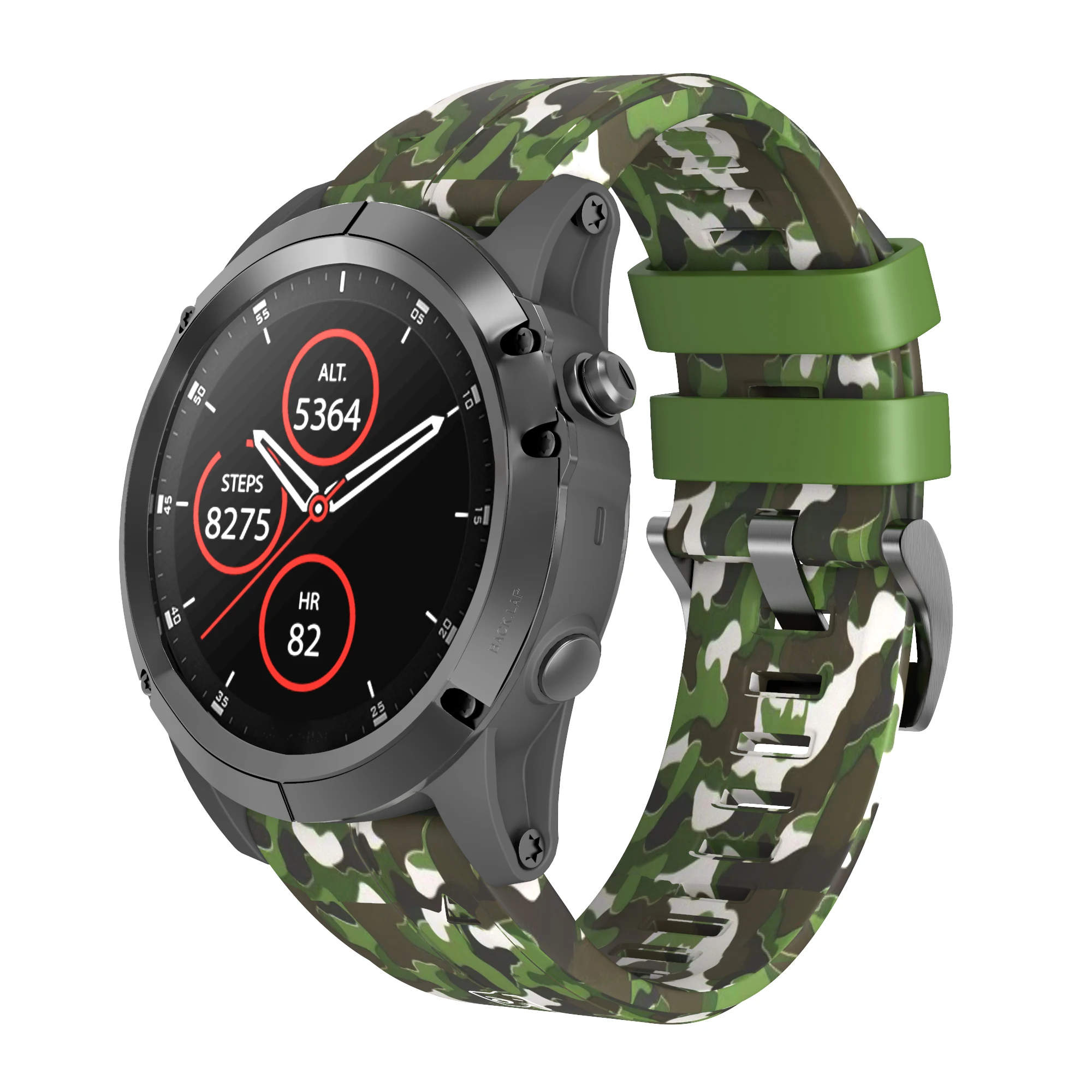 Новый Камуфляжный быстросъемный ремешок Fenix6X 26 мм легко подходит для Garmin Fenix 3/3
