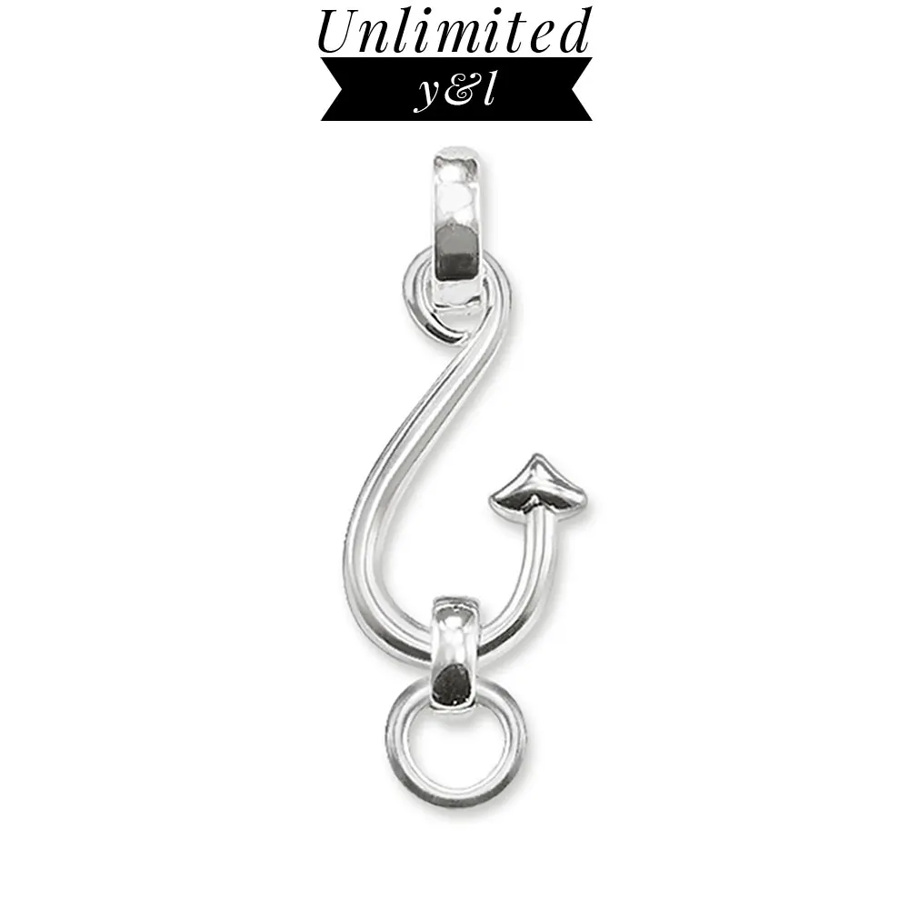 Крюк Шарм Перевозчик разъемы для женщин мужчин Томас Стиль Neckelace аксессуары 925