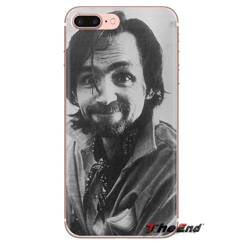 Мягкие прозрачные чехлы для Xiaomi Redmi 4A S2 Note 3 3S 4 4X5 Plus 6 7 6A Pro Pocophone F1 Charles Manson |