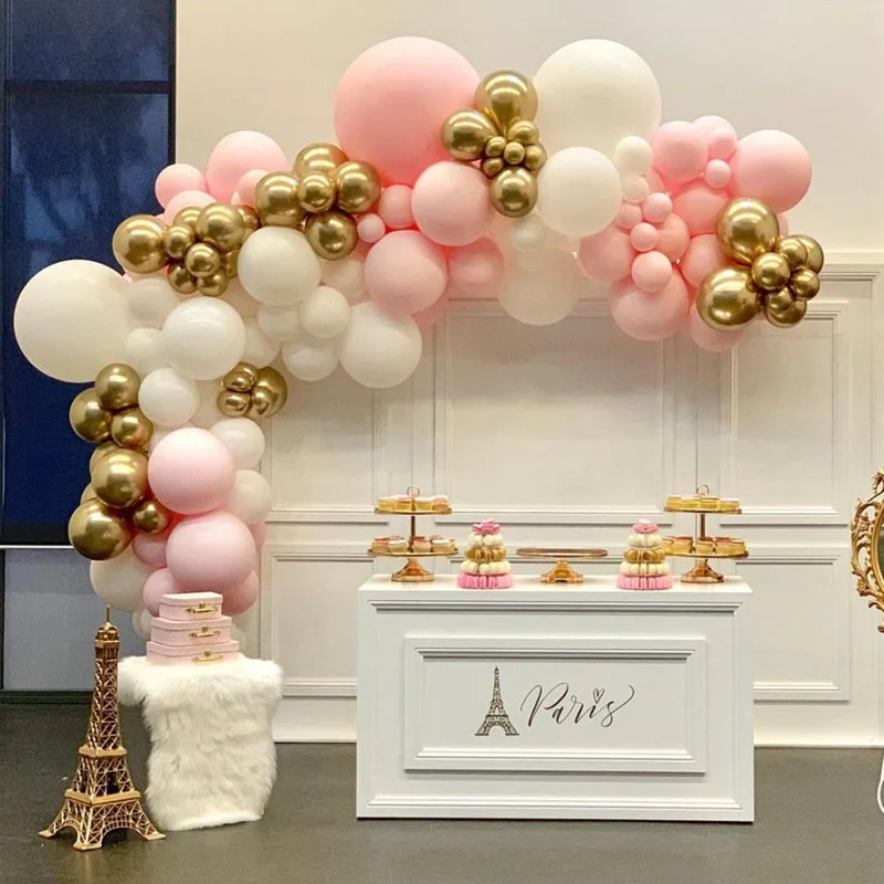 

100pcs Birthday Party Decorations Macaron Latex Balloons Gold Sliver Confetti Balloons Birthday Wedding Party Decoration