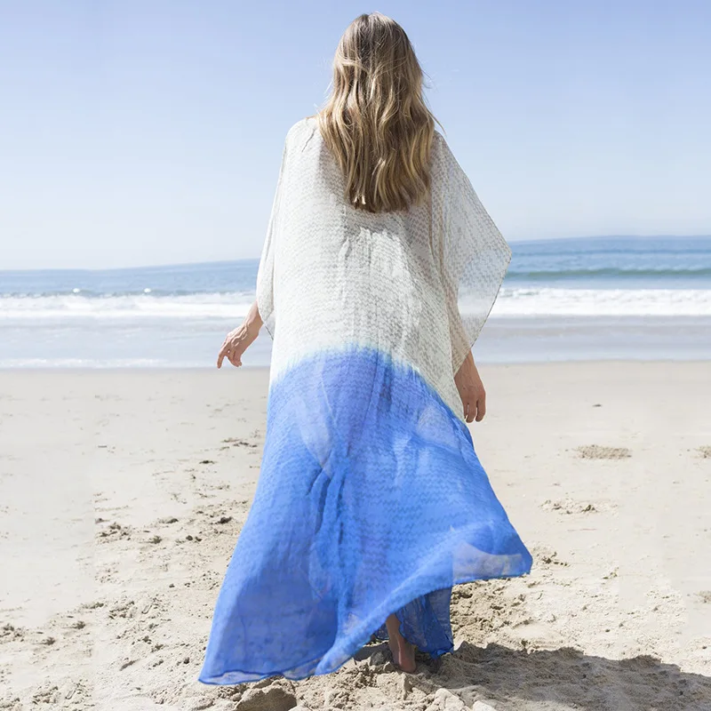 Женское пляжное платье-накидка Пляжная туника оверсайз | Женская одежда
