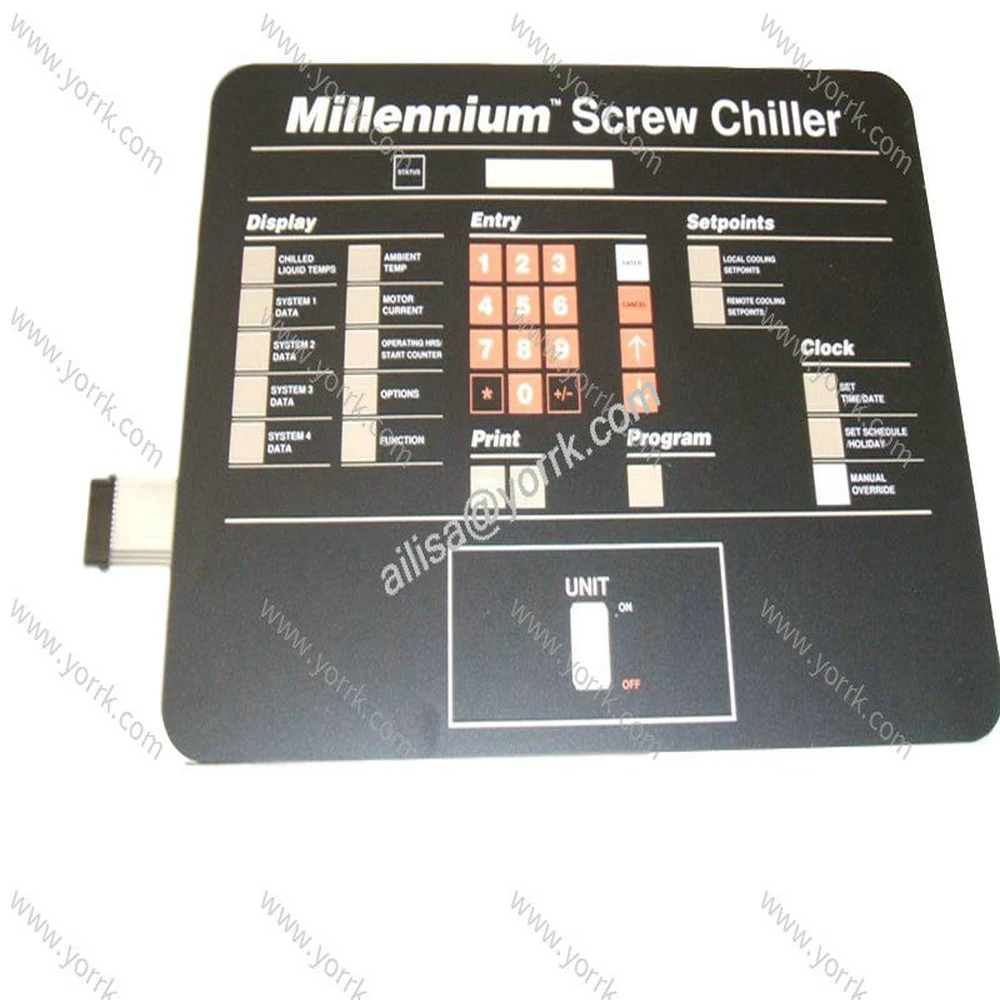 

Оригинальные оригинальные аксессуары для центрального кондиционера комнаты Йорк 30910 024-02430910000-000 клавиатура YCWS 024 30910 000