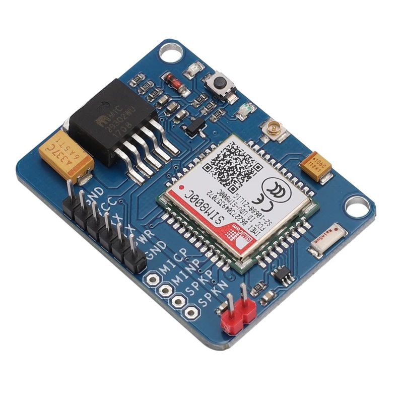 SIM800C GPRS модуль gsm sim беспроводной ttl макетная плата замена SIM900A с 2 4G антенна IPX