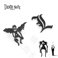 anime death note yagami light misa amane badge souvenir button brooch pin metal medal pendant cosplay cartoon birthday gifts