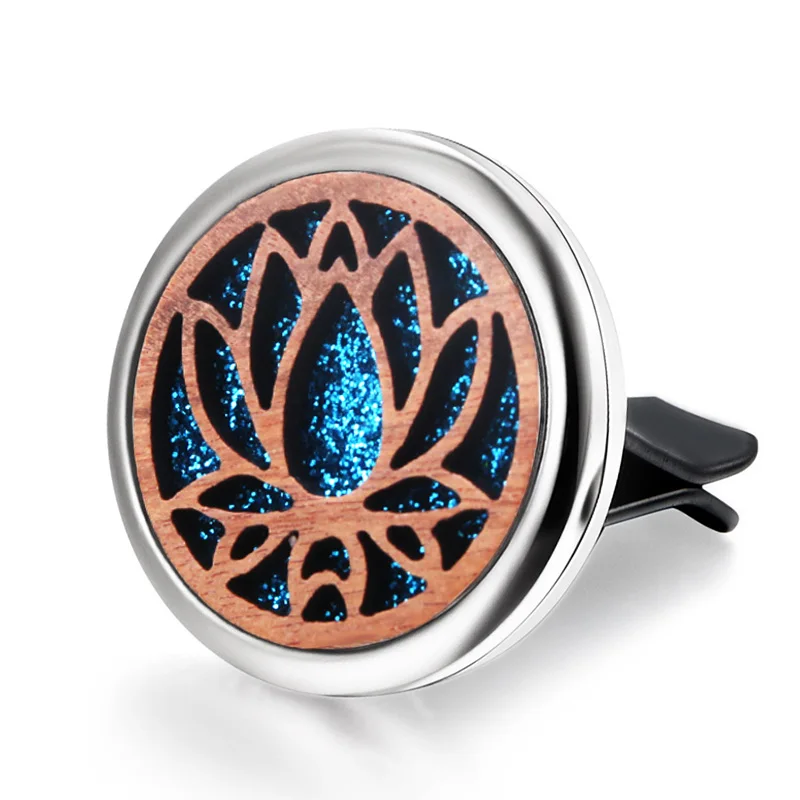 Оптовая продажа съемная ароматерапия деревянная Автомобильная подвеска на