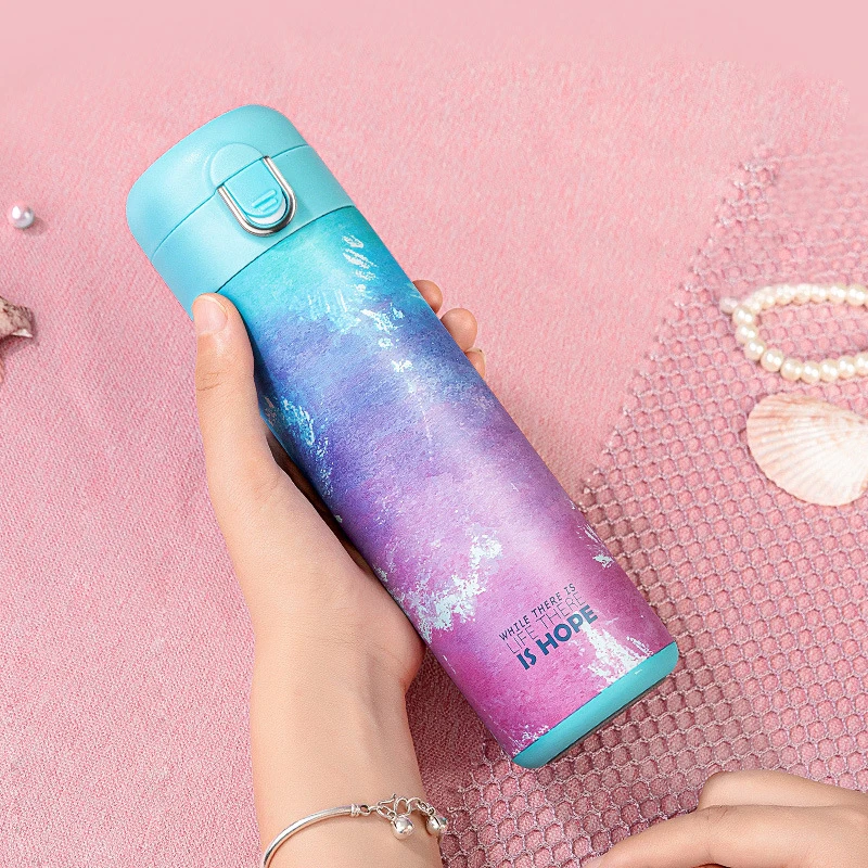 Умный термос для воды 450 мл Термокружка Из Нержавеющей Стали с цифровым Led