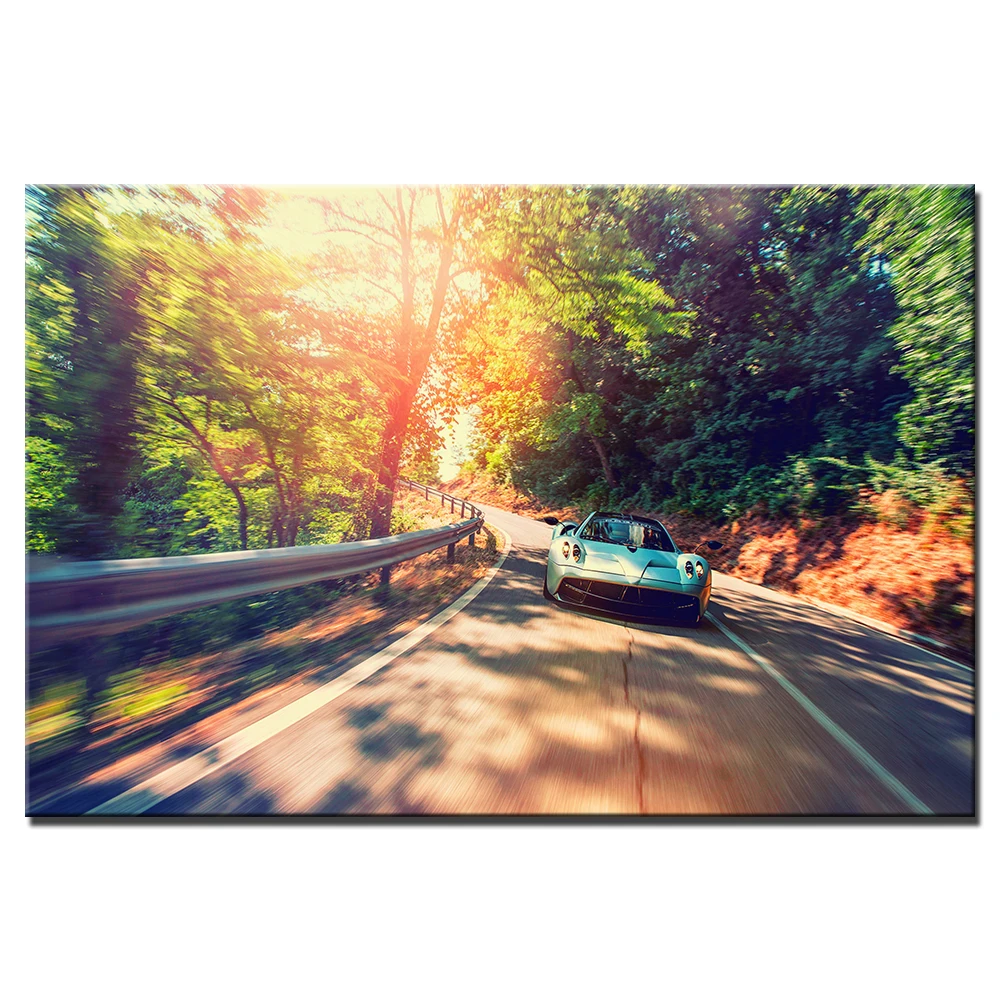 

Суперавтомобильный постер Pagani Huayra, Картина на холсте для домашнего декора, Настенная картина для гостиной