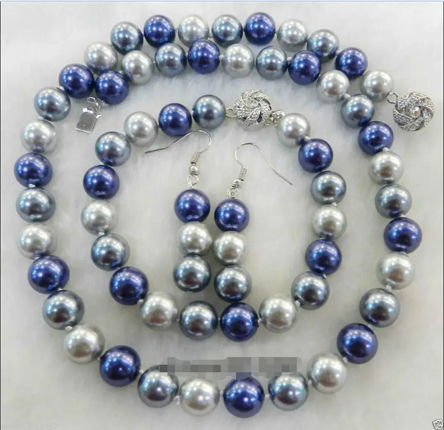 Бесплатная доставка&gt Красивые 10 мм многоцветный Южное море Жемчужное Колье