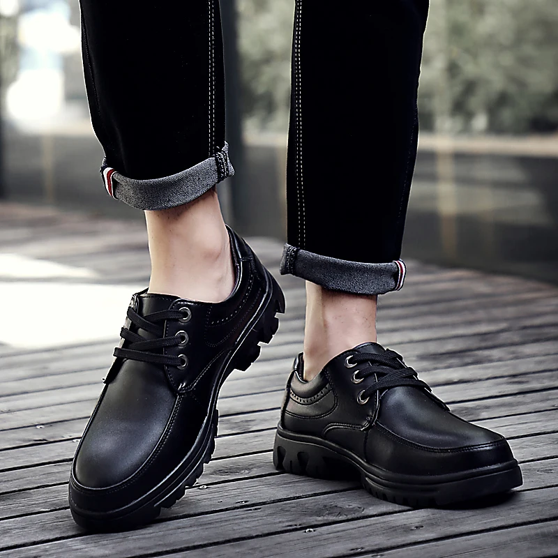 Мужская повседневная обувь из натуральной кожи Деловая мужская модельная Сезон