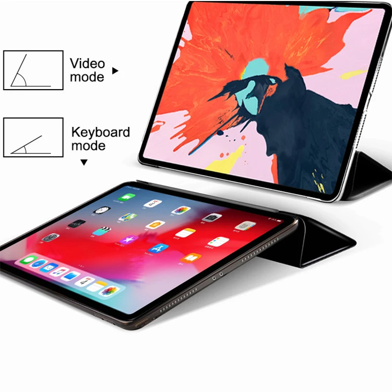Чехол-книжка для iPad 8 9 10 2 2020 2021 2019 из искусственной кожи с функцией