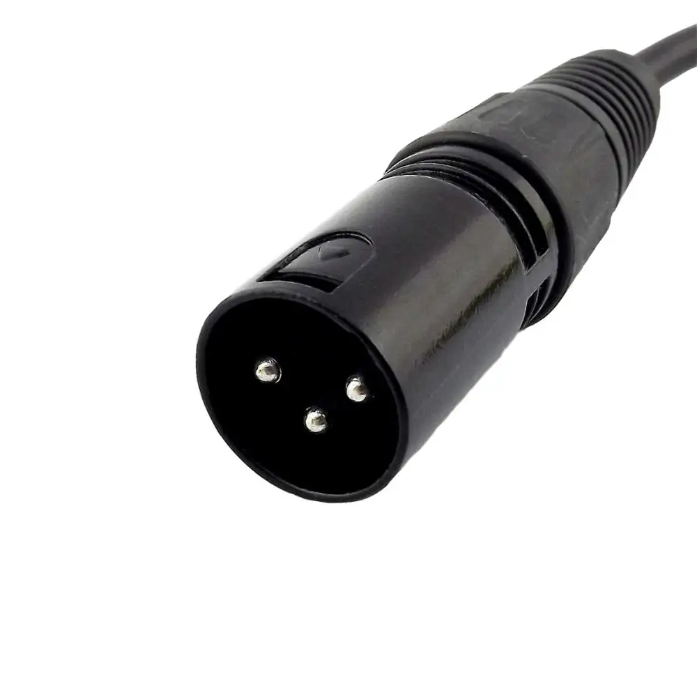 1x XLR 3Pin штекер к позолоченному одиночному RCA Phono Женский аудио коаксиальный щит