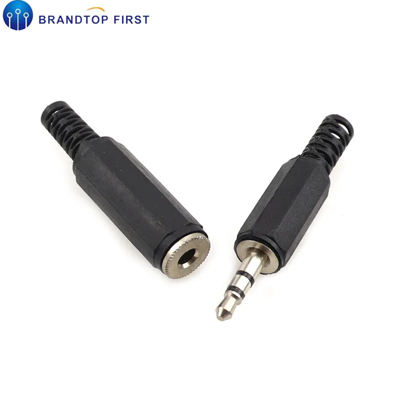 1 компл. 3 5 мм стерео наушники гнездо + штекер разъем|Соединители| |