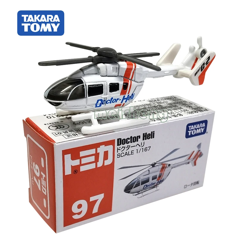

TAKARA TOMY TOMICA Scale 1/167 Doctor Heli 97 Code Blue Helicopter Alloy Diecast Metal Car Model Vehicle Toys Gifts Collections