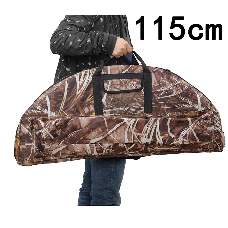 Archery Hunting Canvas Bag Compound Bow Holder Carry Case With Arrow Pocket Handle Straps 95cm 115cm Outdoor Multi-tools Gears | Спорт и