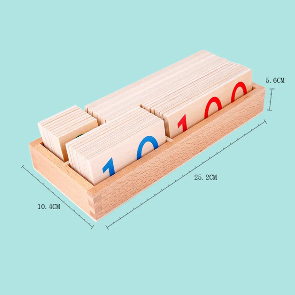 Детские развивающие игрушки деревянные цифровые карты познания головоломки