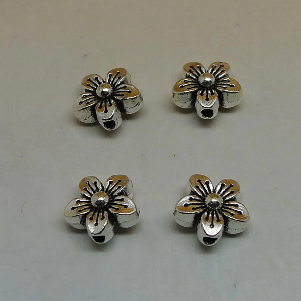 

Jewelry Findings Components Flower-shaped Small Beads Small Spacer Beads 10x10x5.5mm 10pcs