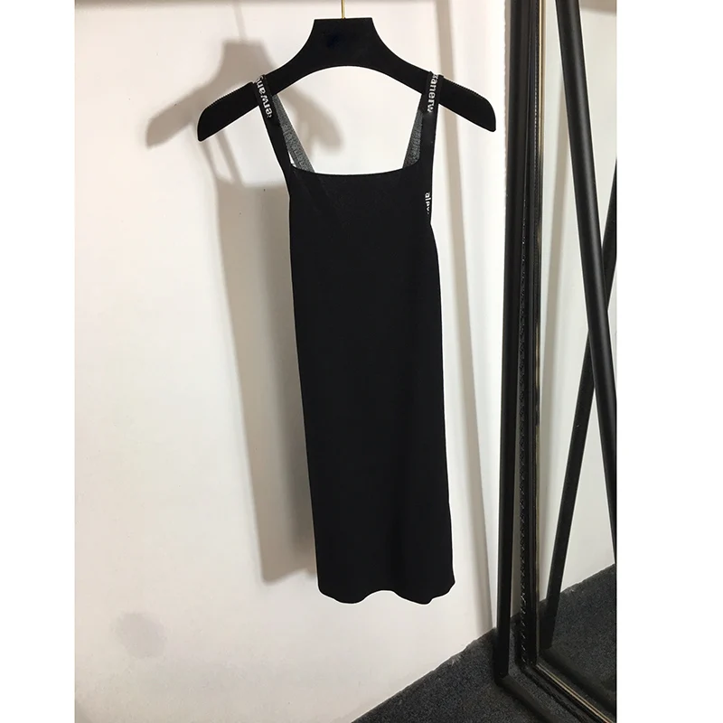 2021 AW брендовые летние пикантные письмо лямки крест с низким вырезом на спине