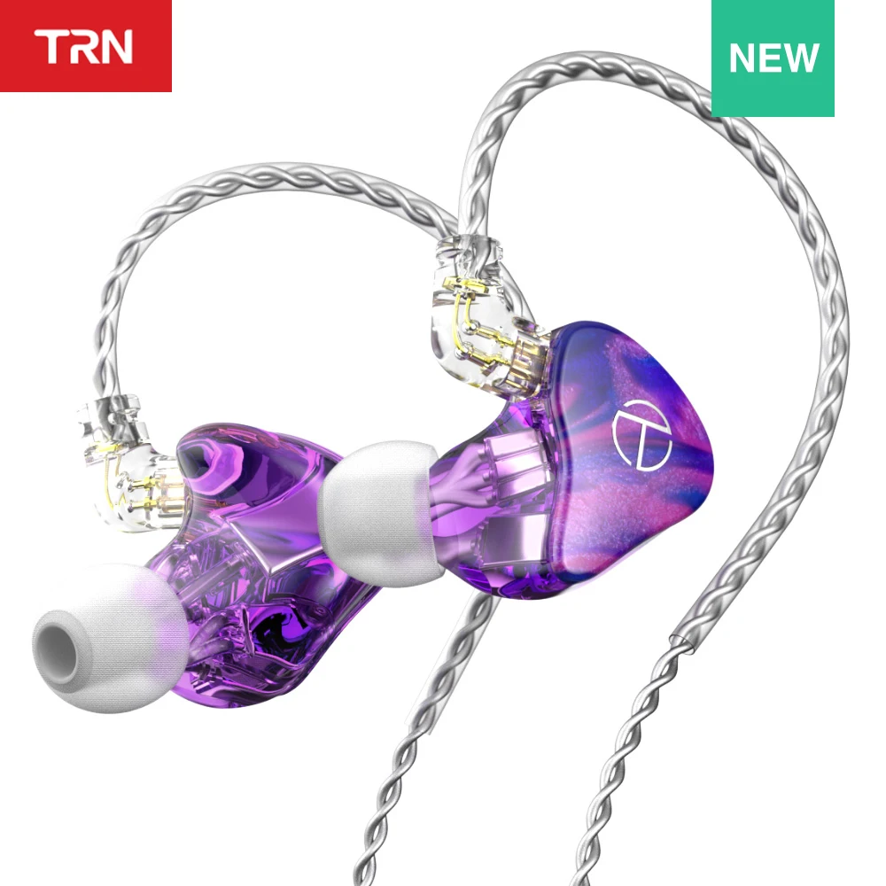 

TRN X7 14BA Driver Unit In Ear Resin Earphone Balanced Amarture HIFI DJ Monitor Earbuds With QDC Cable Headphones TA1 MT1