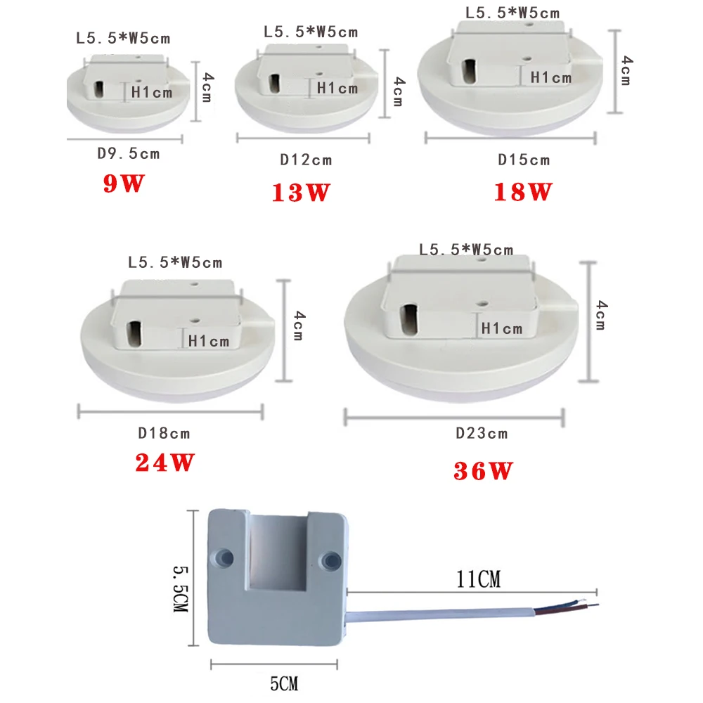 

Ultra Thin LED Ceiling light for Bedroom 9W 13W 18W 24W 36W AC AC85-265V Indoor Ceiling Lamp lampada LED Panel Light for Home
